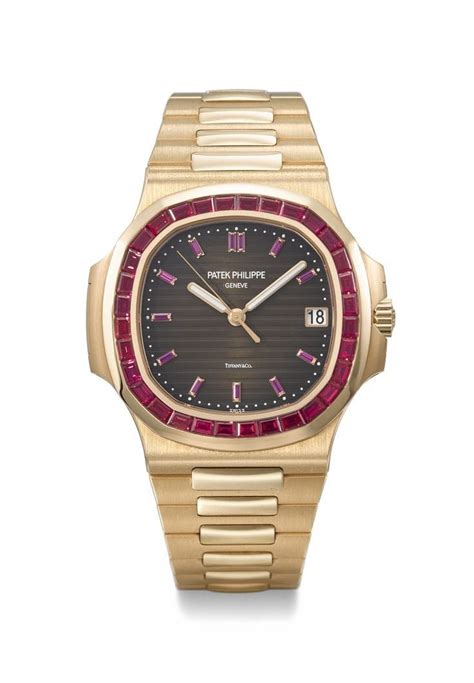 patek philippe nautilus red ruby